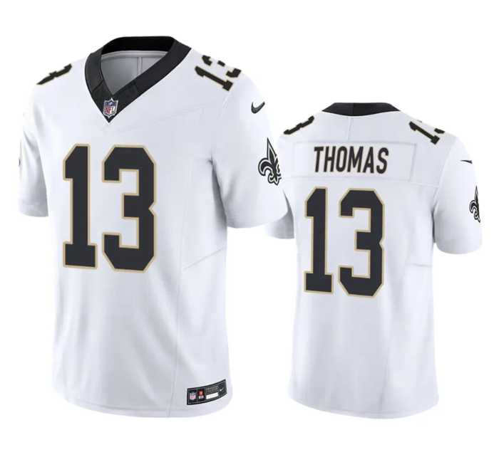 Men & Women & Youth New Orleans Saints #13 Michael Thomas White 2023 F.U.S.E. Vapor Untouchable Limited Stitched Jersey